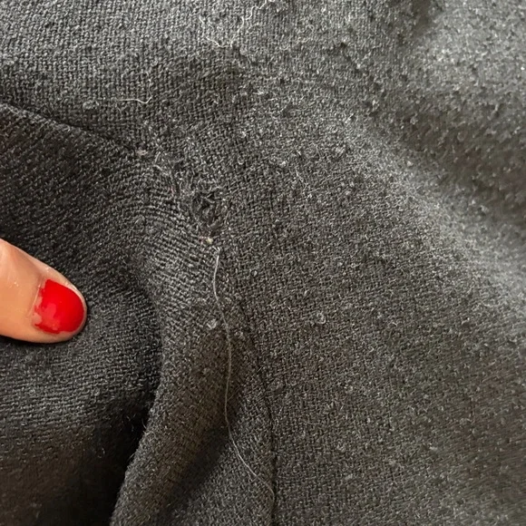 Vintage Mod mad men 1950s 1960 black dress small - Picture 6 of 8